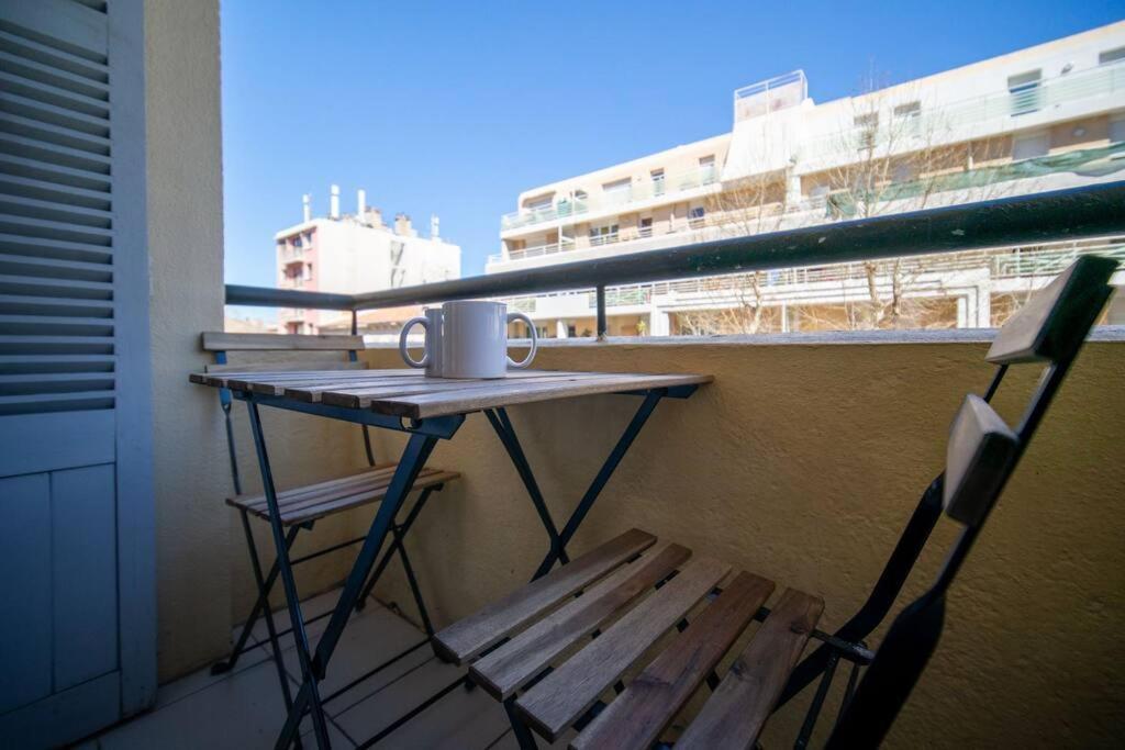 Appartement Tout Equipe Balcon 4 Pers St Charles Marsiglia Esterno foto